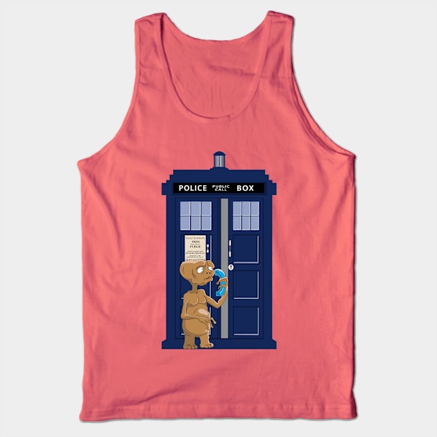 E.T. Phone Home Tank Top by Delinquent